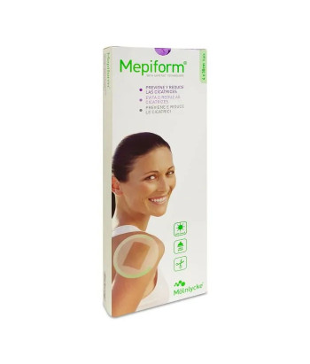 Réduisez vos cicatrices avec Mepiform 4x30 cm - Lot de 5