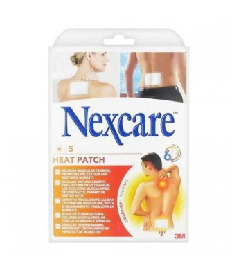 Parche Termico 5 Unidades Nexcare: Soulagez vos douleurs rapidement