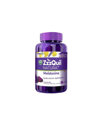 Complément alimentaire Vicks Zzzquil Natura Mélatonine - 60 Unités