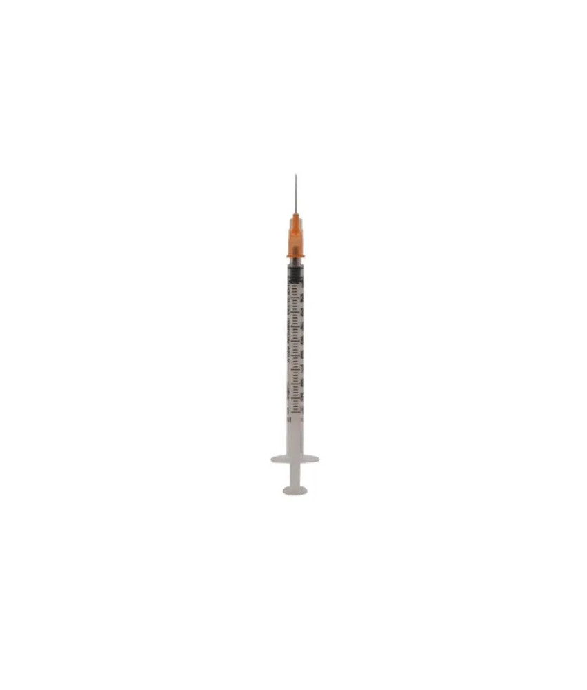 ICO Seringue à Insuline 100ml avec Aiguille 0,5x16mm