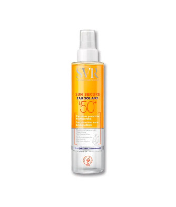 Protection solaire efficace avec SVR Sun Secure SPF50 Eau Solaire 200ml