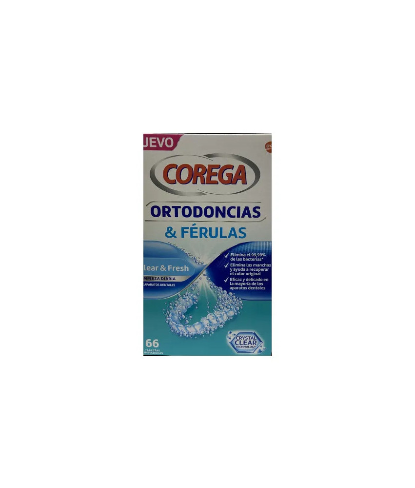 Renforcez vos bagues avec Corega Orthodontie!