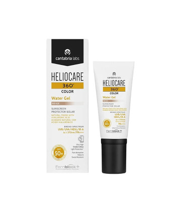 Protection solaire parfaite avec Heliocare Water 360º Beige SPF50+