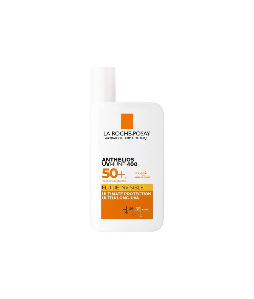 Protection solaire invisible SPF50+ : La Roche-Posay Anthelios UVmune 400