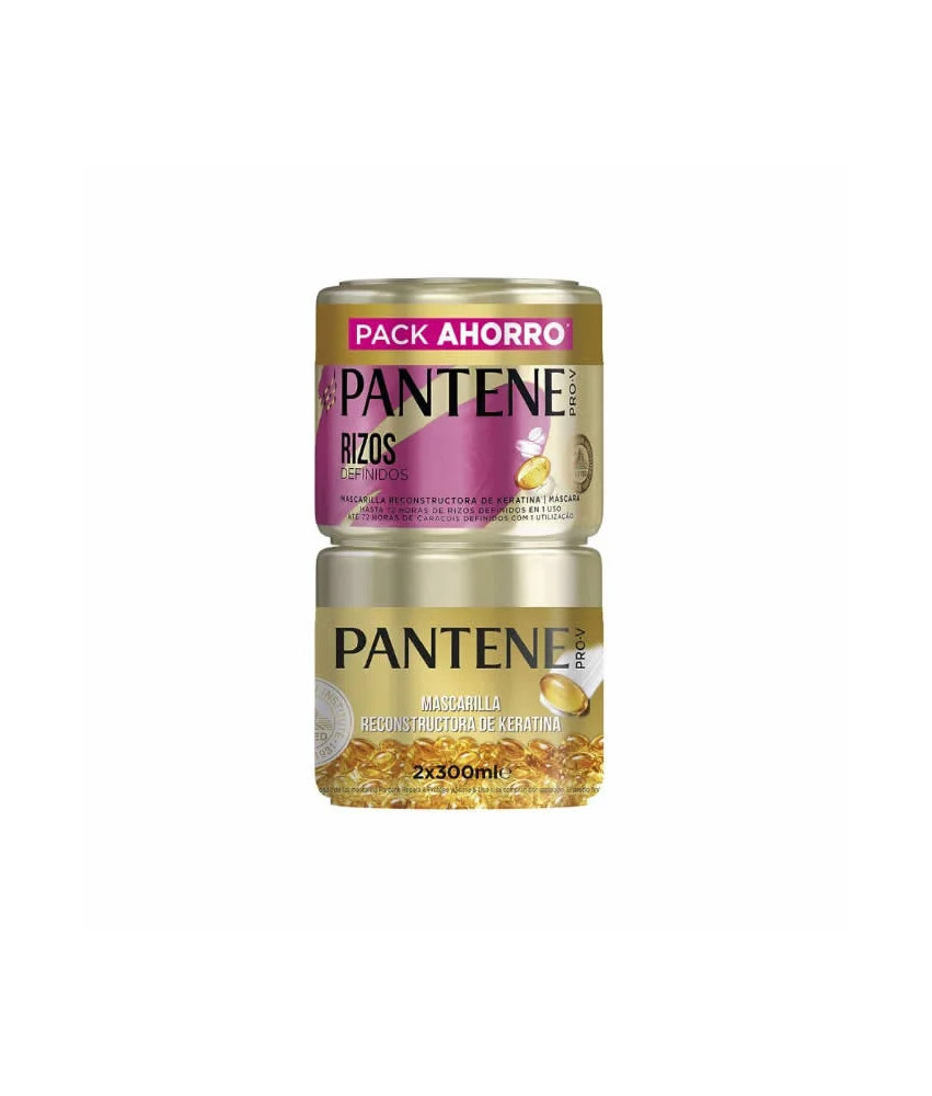 Masque Reconstructeur Pantene pour Boucles Définies 2x300ml