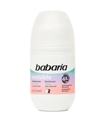 Déodorant Roll-On Invisible Babaria 50ml