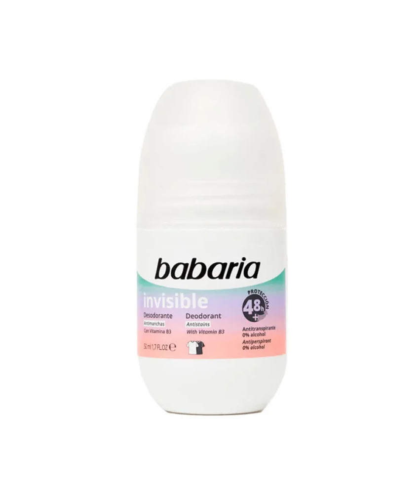 Déodorant Roll-On Invisible Babaria 50ml
