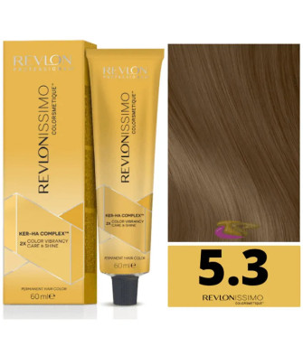 Revlonissimo Colorsmetique 5,3 Light Golden Brown 60ml - Brillance Dorée!