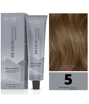 Revlon Revlonissimo Colorsmetique 5 Light Brown 60ml - Couleur et brillance exceptionnelles