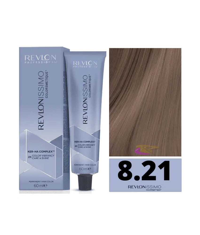 Revlon Revlonissimo Colorsmetique 8,21 Blond Iris Cendré Léger 60ml