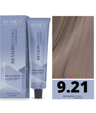 Révélez votre beauté avec Revlonissimo Colorsmetique 9,21 Blond Très Clair Iris Cendré 60ml