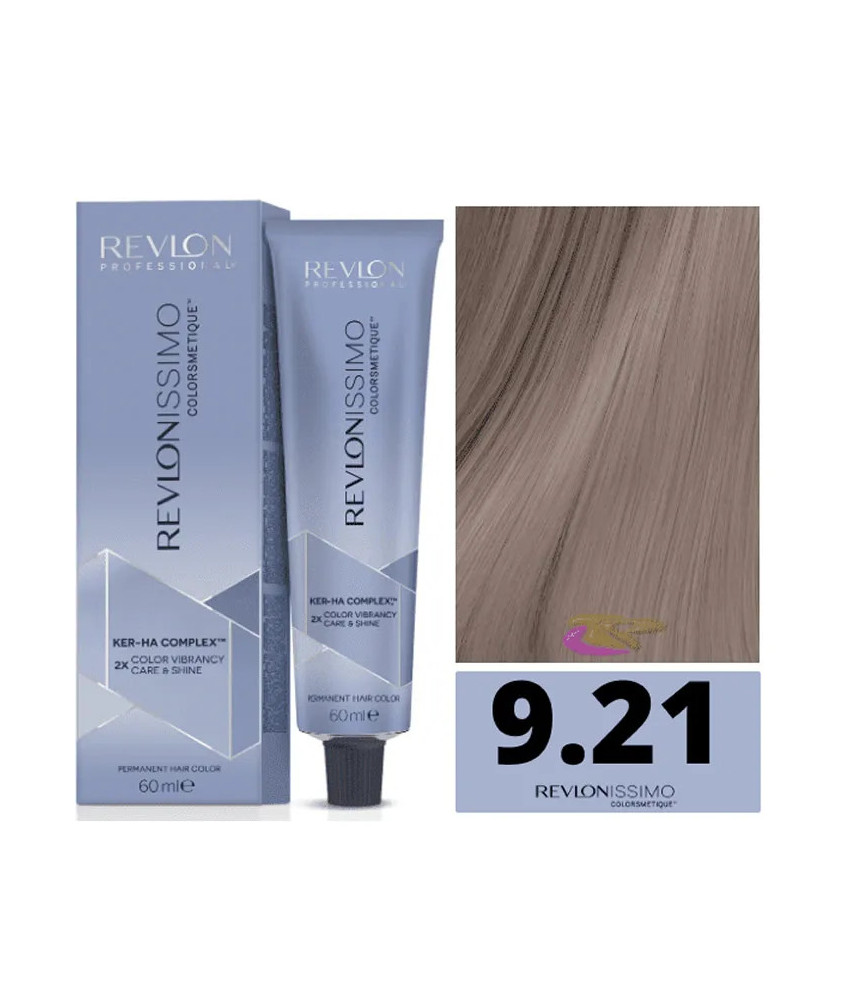 Révélez votre beauté avec Revlonissimo Colorsmetique 9,21 Blond Très Clair Iris Cendré 60ml