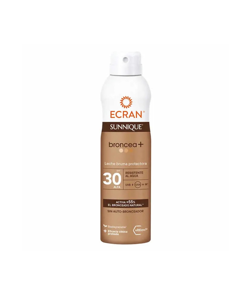 Protection solaire Ecran Sunnique Broncea SPF30 250ml
