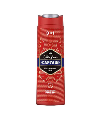 Gel douche 3en1 Old Spice Captain 400 ml