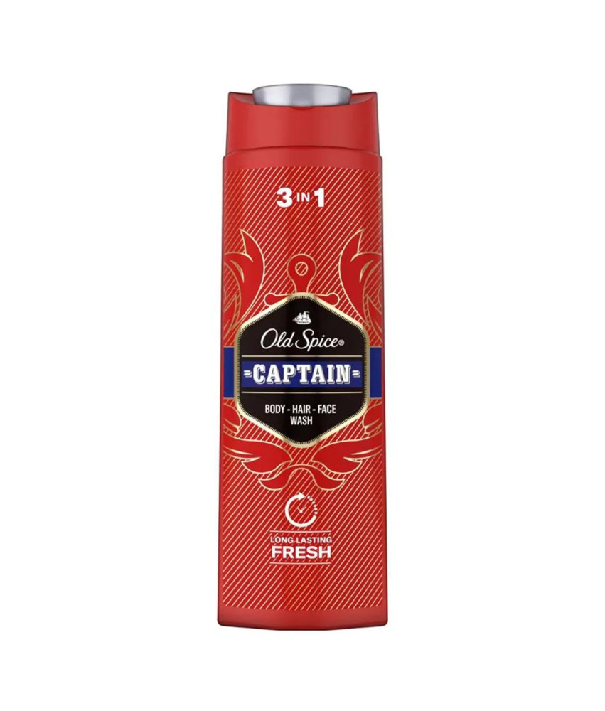 Gel douche 3en1 Old Spice Captain 400 ml