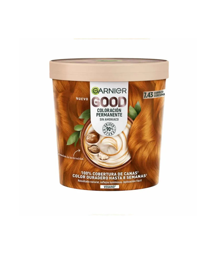 Coloration sans ammoniaque Garnier 7.43 Cobrizo Cúrcuma