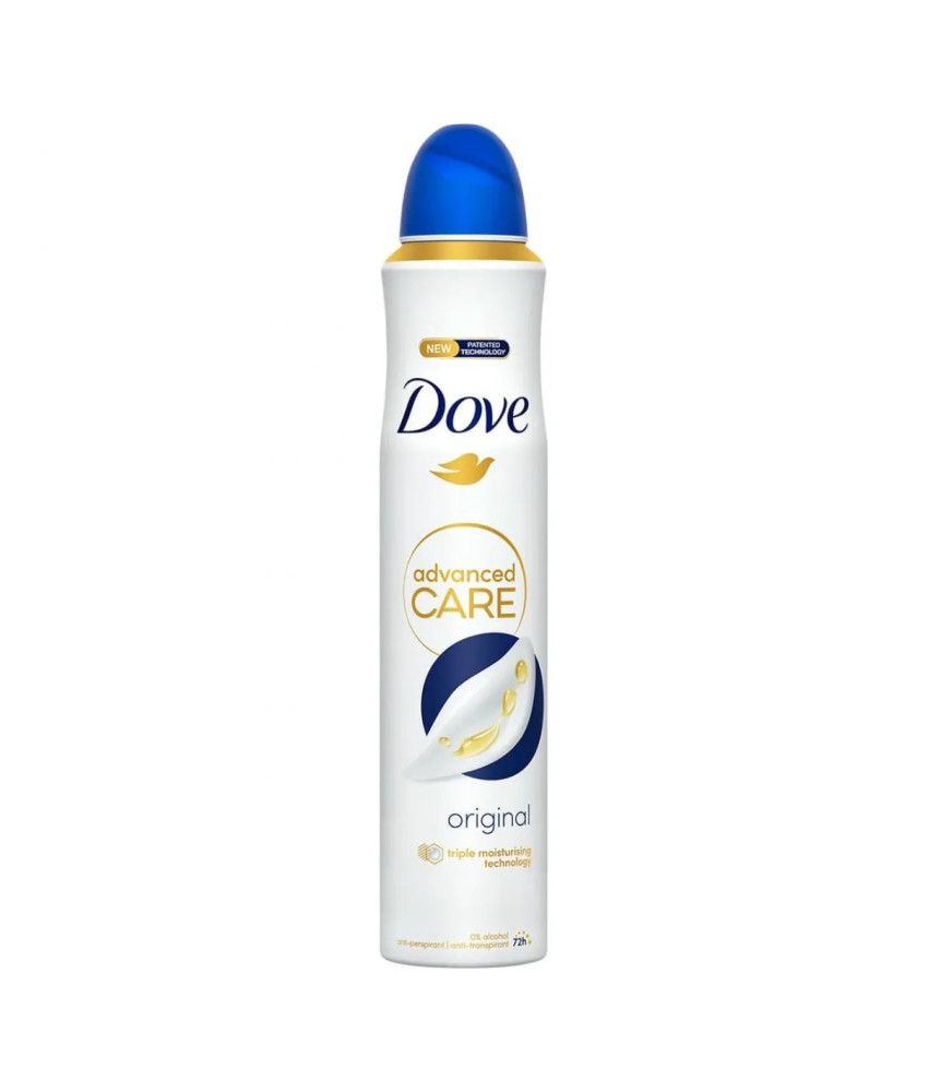 Dove Desodorante Spray 200ml Original - Fraîcheur toute la journée