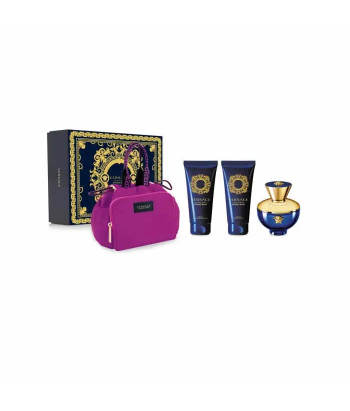 Le coffret parfum Versace Dylan Blue Pour Femme : 4 produits de luxe