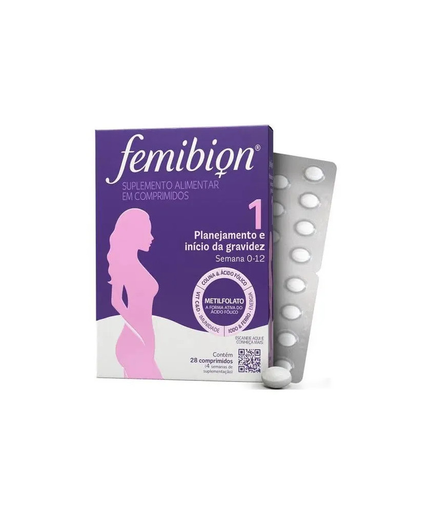 Femibion 1: 28 comprimés pour une grossesse équilibrée