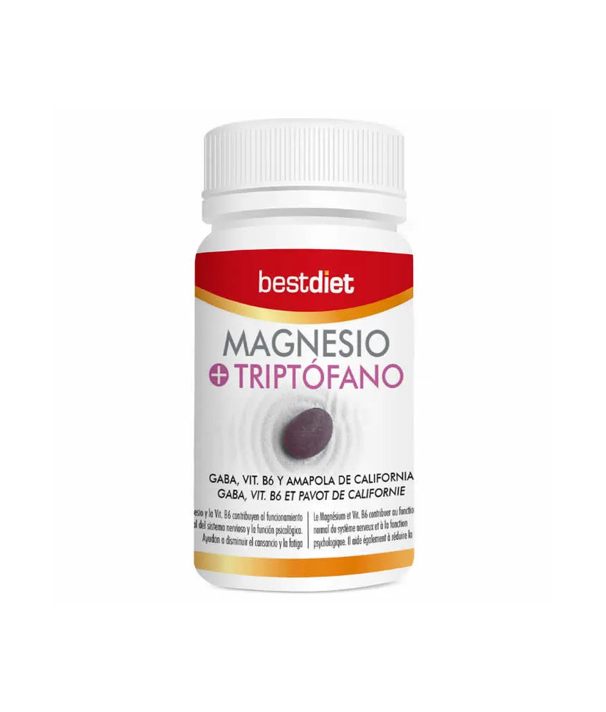 Meilleur régime: Magnésium + Triptophane en 30Caps