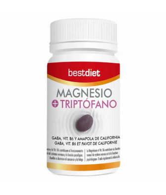 Meilleur régime: Magnésium + Triptophane en 30Caps
