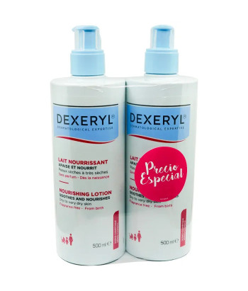 Duo de Soins Nourrissants Dexeryl 2x 500 ml