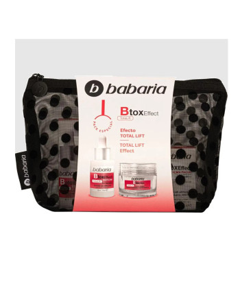 Ensemble Crème Faciale et Sérum Babaria Btox Effect Total Lift 
