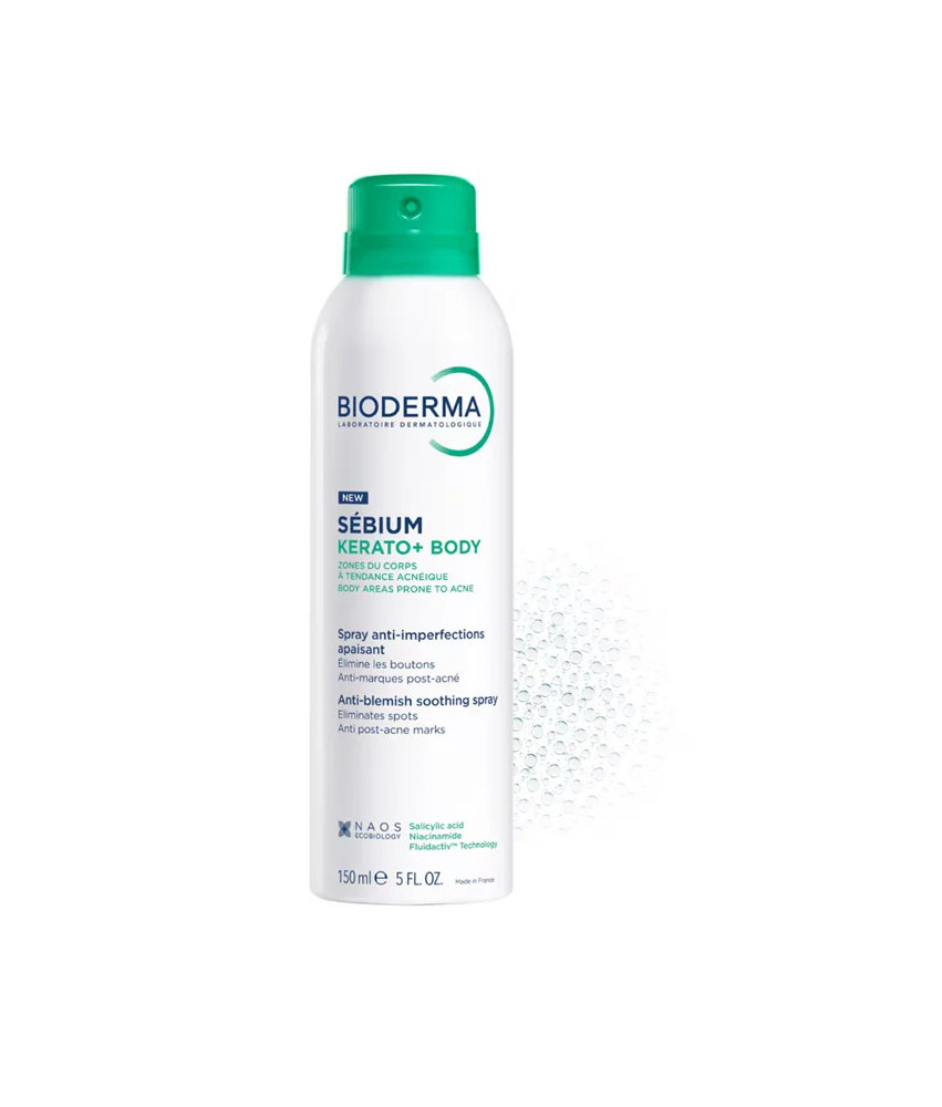 Bioderma Sebium Kerato+ Spray Corps 150ml