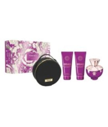 Ensemble Versace Dylan Purple Eau de Parfum Spray 100ml - 4 Pièces