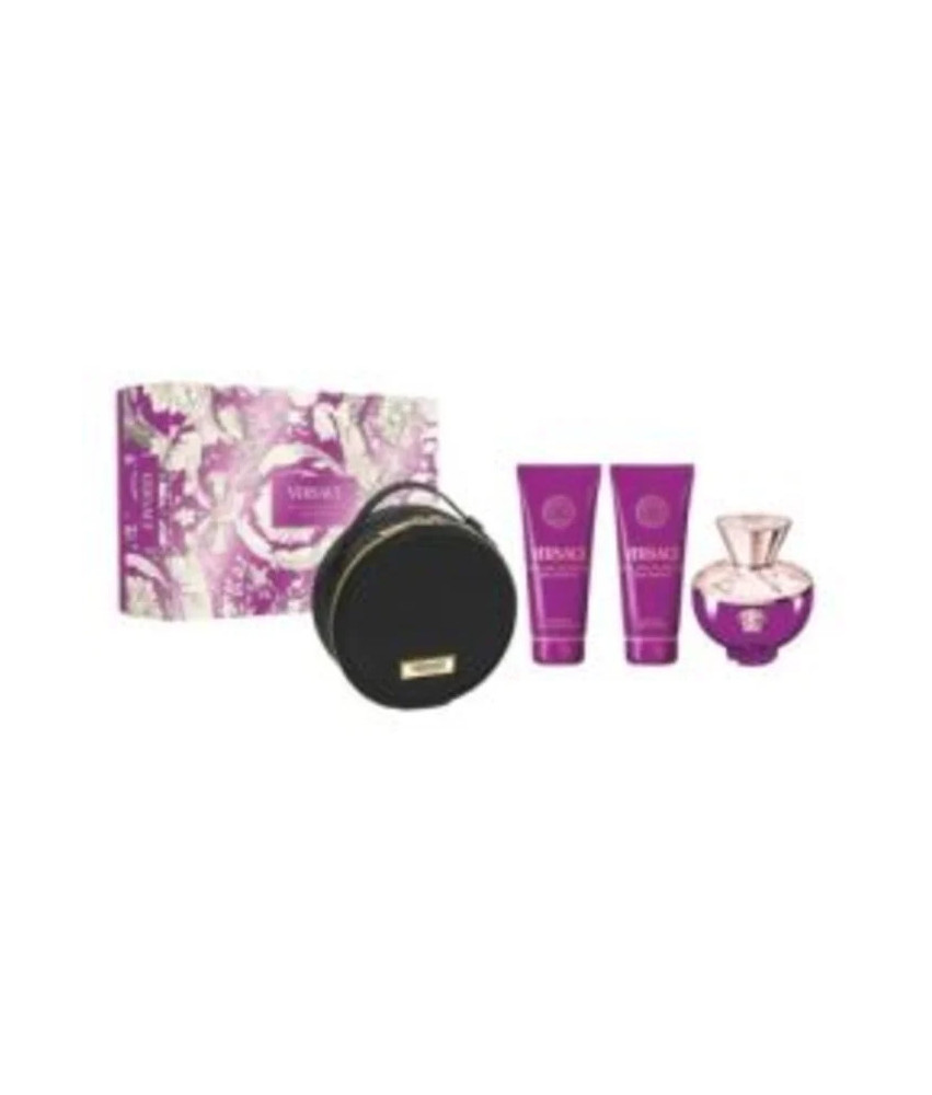 Ensemble Versace Dylan Purple Eau de Parfum Spray 100ml - 4 Pièces