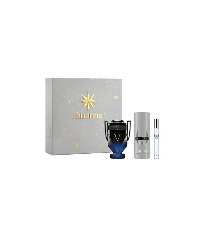 Coffret 3 Produits Rabanne Invictus Victory Elixir 100ml