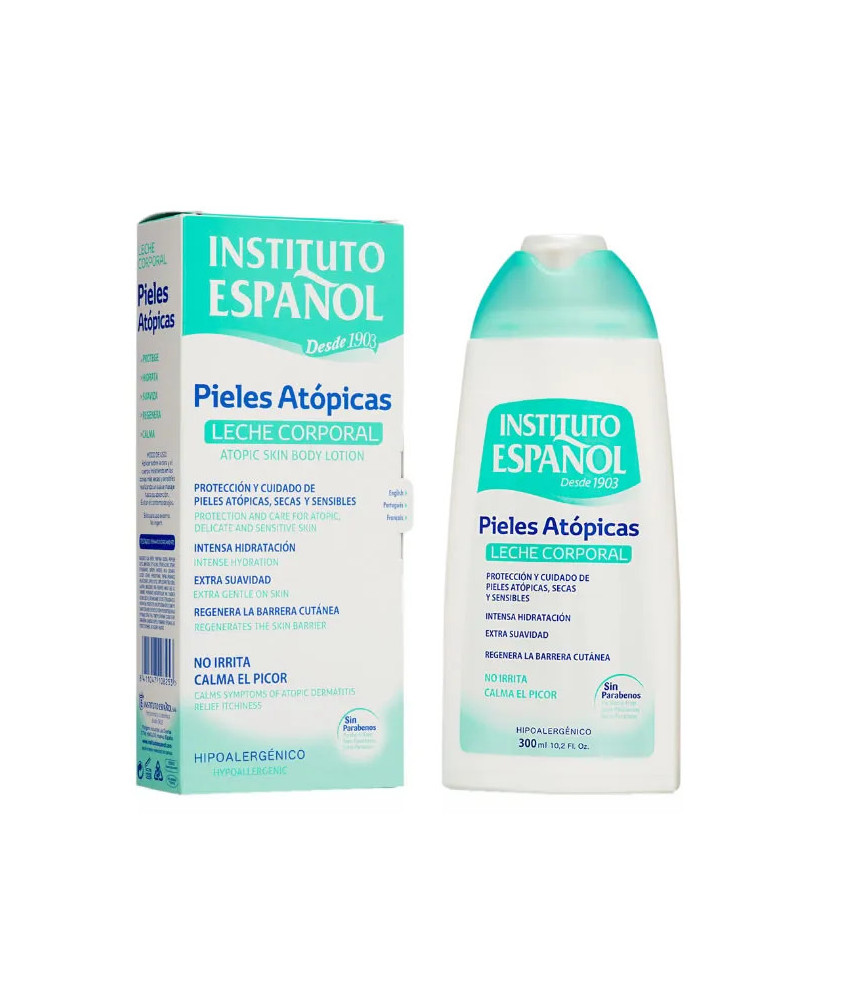 Hydratez votre peau avec Instituto Español Atopique Peau Lait Corps 300ml