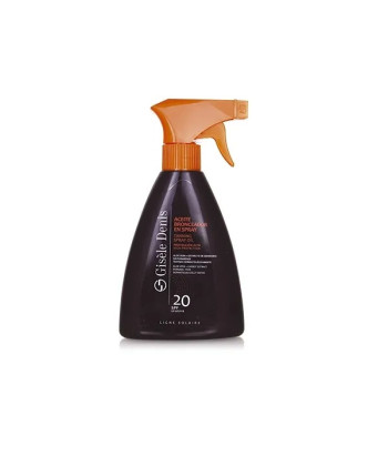 Bronzage lumineux avec l'Huile en Spray GISÈLE DENIS SPF20 300ml