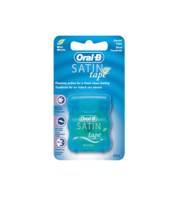Oral B Satin Tape Menthe 25m - Jet dentaire et accessoires