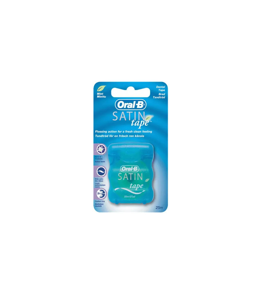 Oral B Satin Tape Menthe 25m - Jet dentaire et accessoires