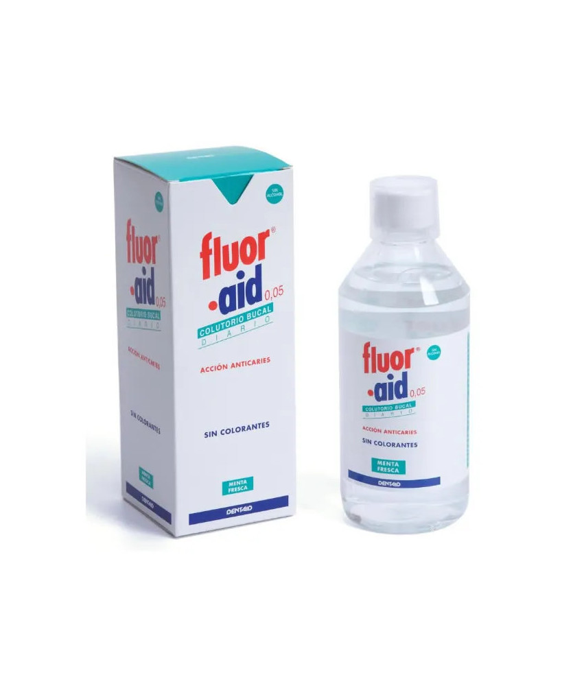 Bain de bouche Fluor Aid 0.05 500ml - Protection quotidienne