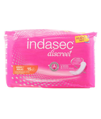 Protection contre l'incontinence Indasec Maxi, 15 unités