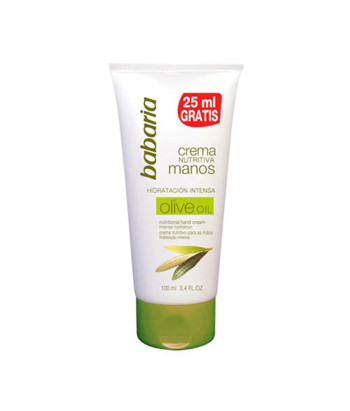 Crème Mains Nourrissante Babaria à l'Huile d'Olive 75ml