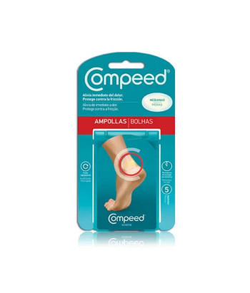 Pansements Ampoules Compeed Moyen Format - 5 Unités