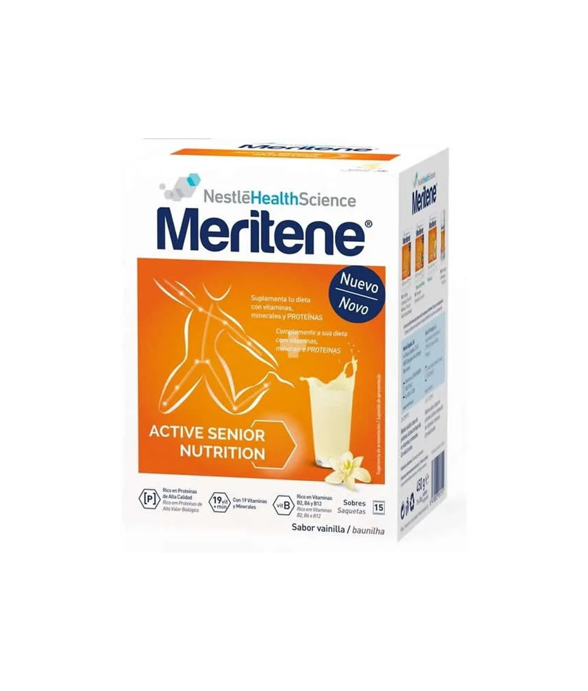 Renforcez votre vitalité avec les Batidos Meritene Vainilla