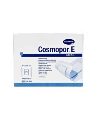 Pansements adhésifs stériles Hartmann Cosmopor E 10x8cm - Lot de 10
