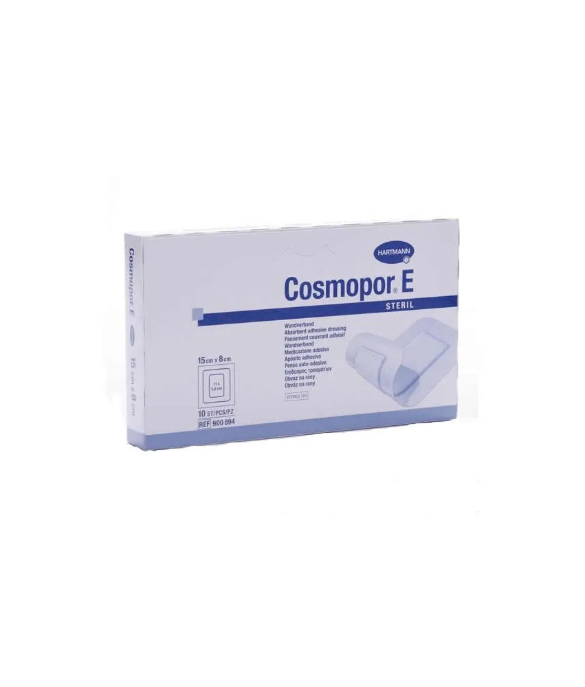 Pansement stérile Hartmann Cosmopor E absorbant adhésif 15X8cm - Lot de 10