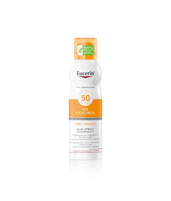 Protection solaire légère et efficace: Eucerin Spray Solaire Transparent Toucher Sec SPF50 - 200ml