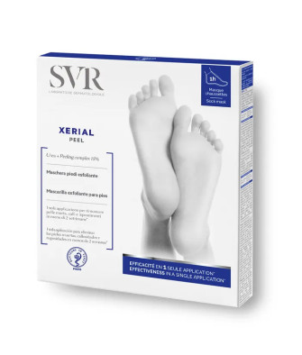 Masque exfoliant pieds SVR Xérial Peel : douceur en 2x20ml