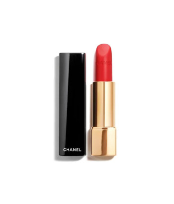 Rouge à lèvres mat lumineux Chanel Rouge Allure Velvet 57 Rouge Feu