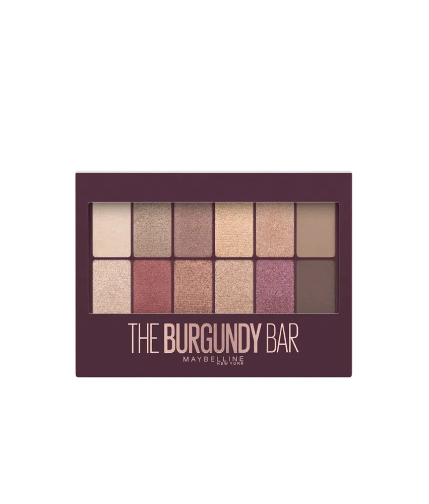 Palette fards à paupières Maybelline The Burgundy Bar 04 : Élégance en Bourgogne
