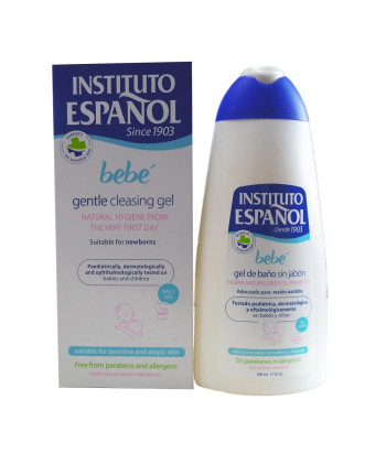 Gel de bain bébé Instituto Español peau sensible 500ml