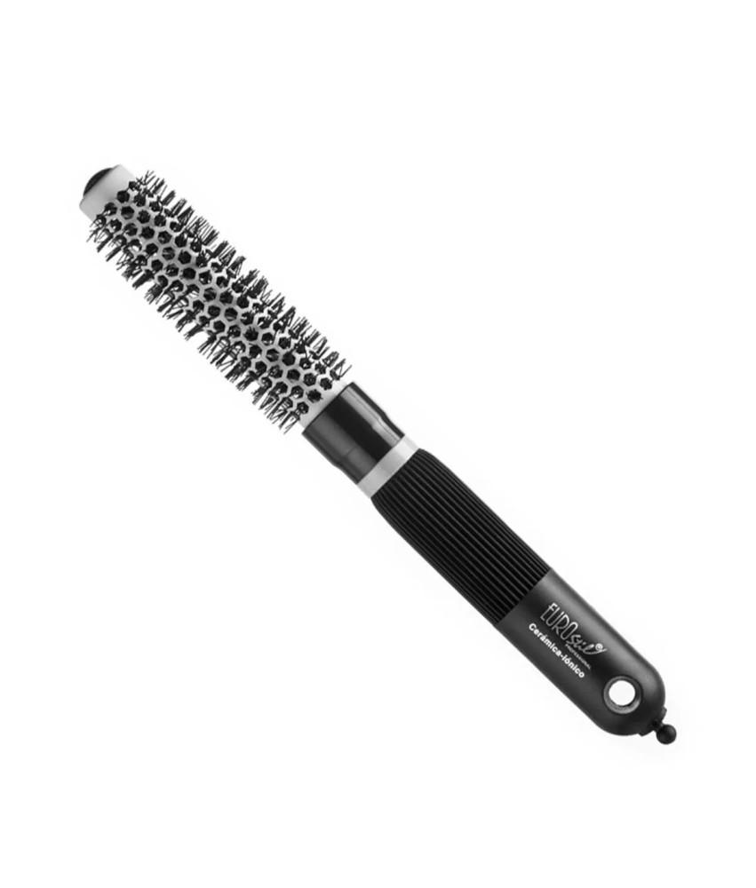 Brosse thermique Eurostil Ionico Gomme 20mm - Lissez vos cheveux en un clin d'œil