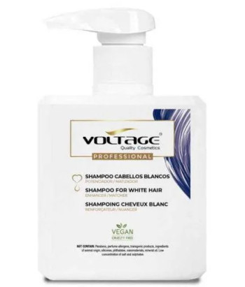 Shampooing-masque anti-cernes pour cheveux blancs ultra-violets