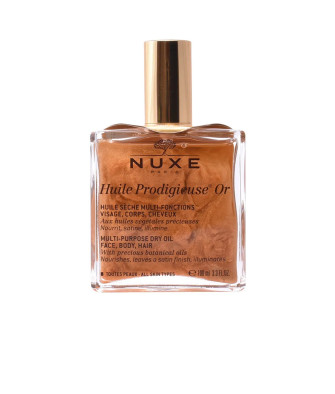Huile Prodigieuse Or 100ml : L'huile sèche pailletée scintillante